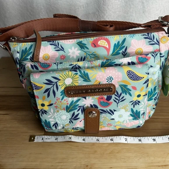 Lily Bloom Colorful Floral Crossbody Bag - Picture 5 of 7